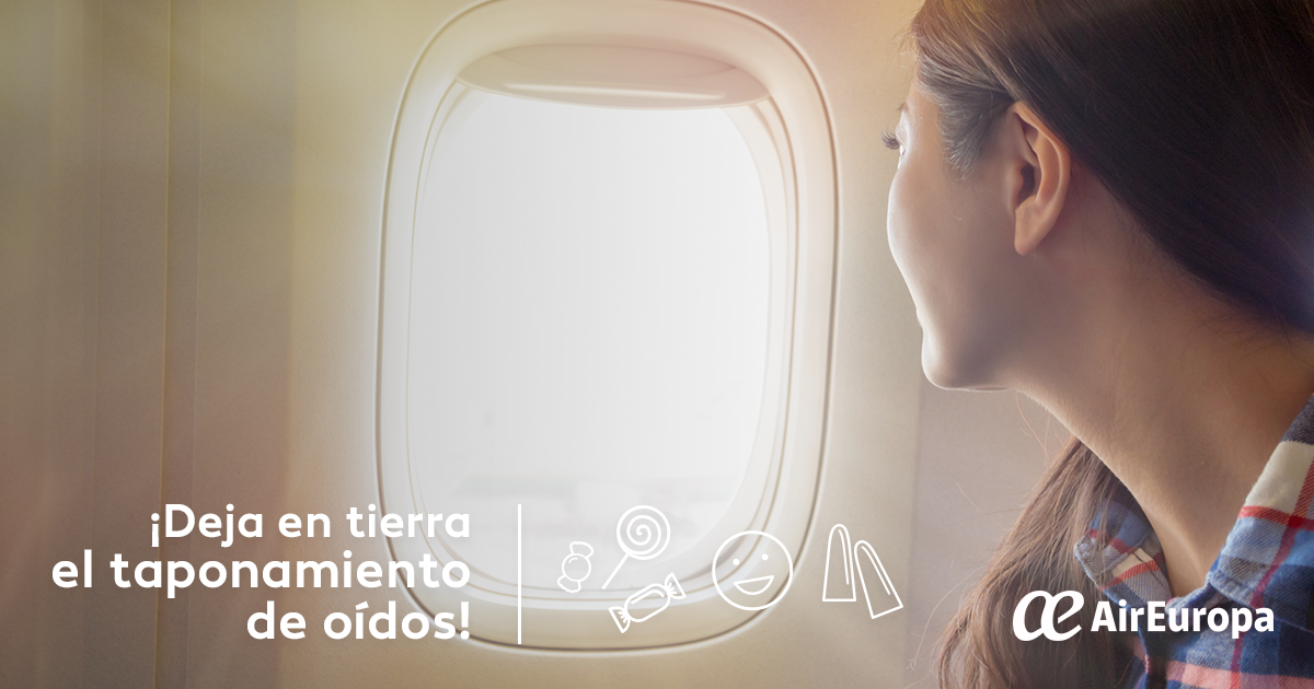 5 Consejos para evitar el taponamiento de oídos en el avión