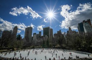 pista patinaje en central park