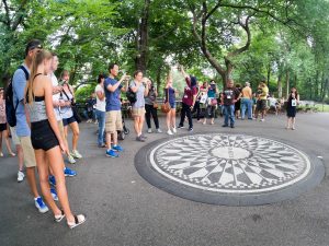 central park, strawberry field,
