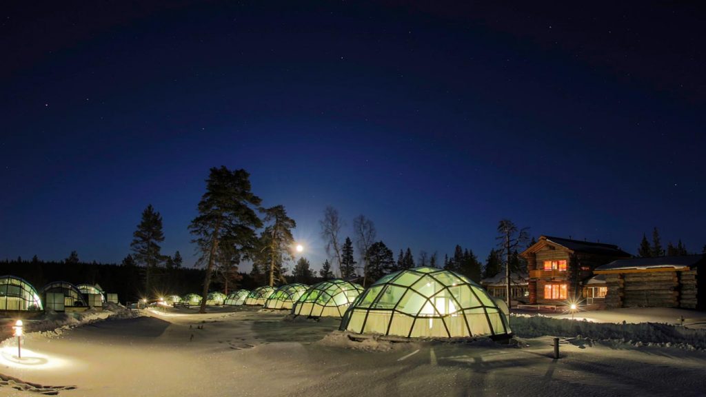glamping, igloos lapland
