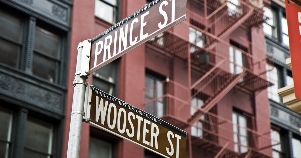 soho, prince street, nueva york