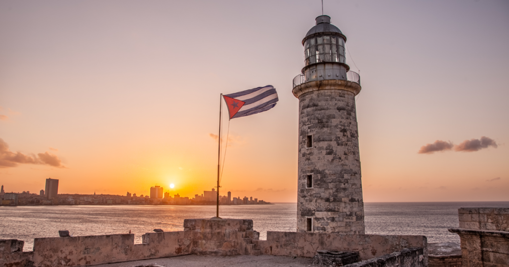 puesta de sol, El Malecón, La Habana, Cuba