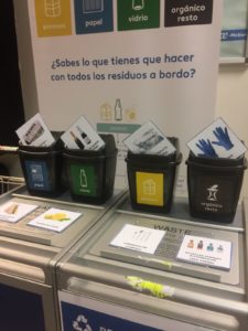 reciclando a bordo, air europa, talleres de segregación, talleres de clasificación de residuos, reciclar a bordo