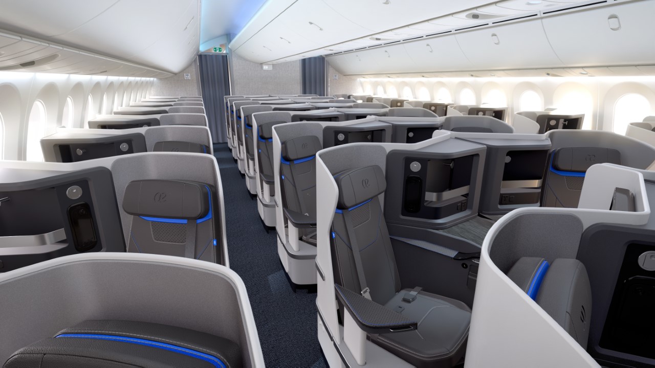 Clase Business en los Boeing 787-9 Dreamliners