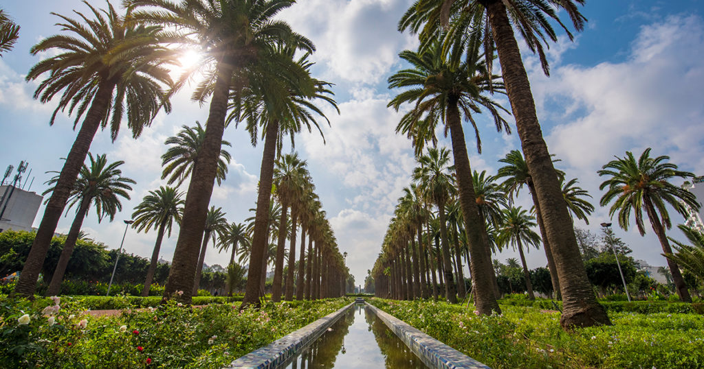 parque de la liga arabe, casablanca, marruecos