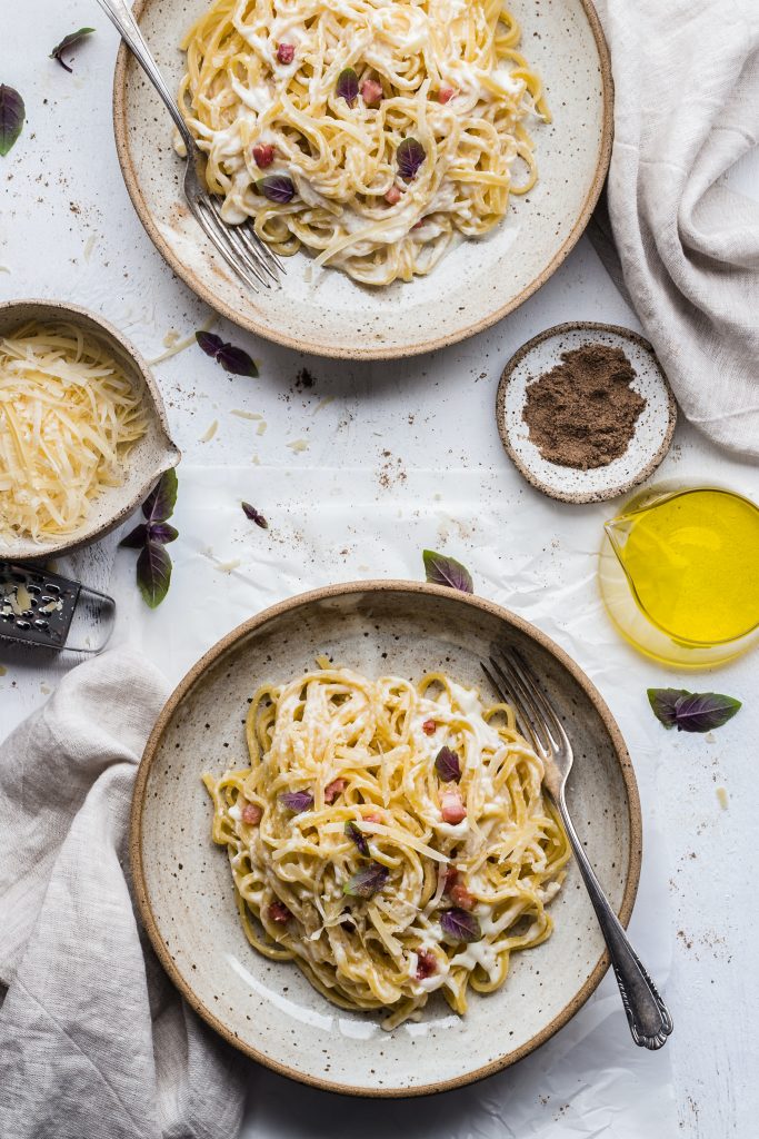 Pasta Carbonara, gastronomía italiana