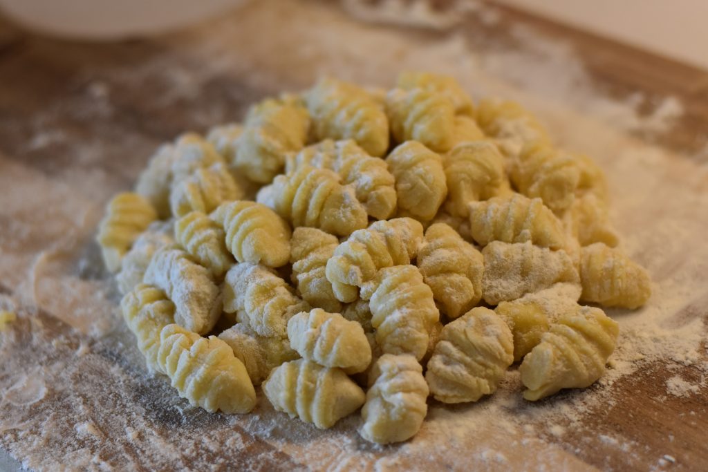 Gnocchis, gastronomía italiana