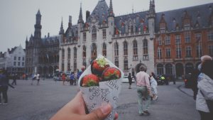 Fresas con chocolate de Godiva, Bélgica