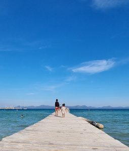 Embarcadero en Playa de Muro, Mallorca
